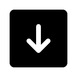 Arrow Square Down Fill Smiley – Icons