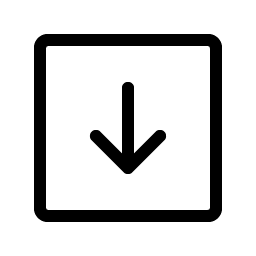 Arrow Square Down Light Smiley – Icons