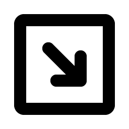 Arrow Square Down Right Bold Smiley – Icons