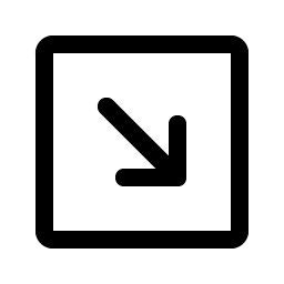 Arrow Square Down Right Smiley – Icons