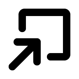 Arrow Square In Bold Smiley – Icons