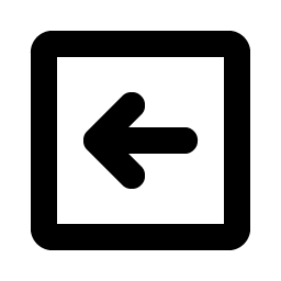 Arrow Square Left Bold Smiley – Icons