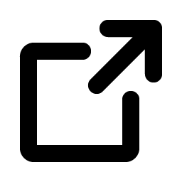 Arrow Square Out Bold Smiley – Icons