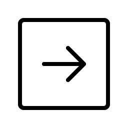 Arrow Square Right Thin Smiley – Icons