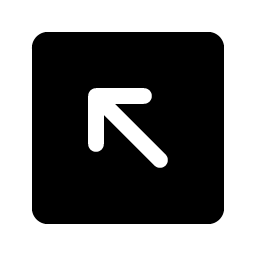 Arrow Square Up Left Fill Smiley – Icons