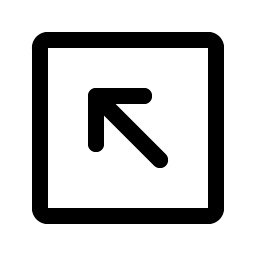 Arrow Square Up Left Smiley – Icons