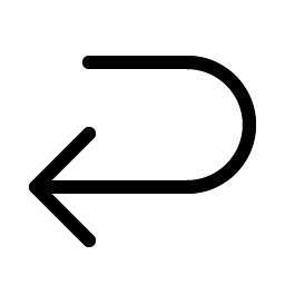Arrow U Down Left Light Smiley – Icons