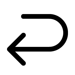 Arrow U Down Left Smiley – Icons