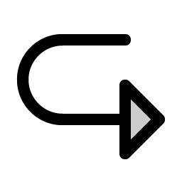 Arrow U Down Right Duotone Smiley – Icons