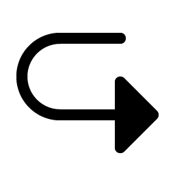 Arrow U Down Right Fill Smiley – Icons