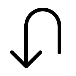 Arrow U Left Down Light Smiley – Icons