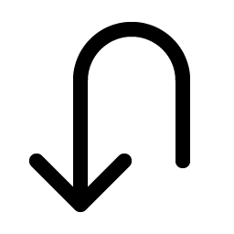 Arrow U Left Down Smiley – Icons