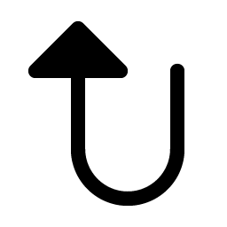 Arrow U Left Up Fill Smiley – Icons