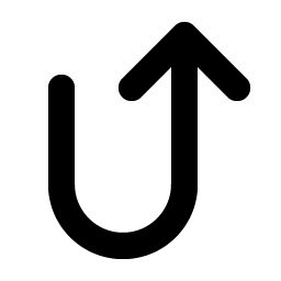 Arrow U Right Up Bold Smiley – Icons