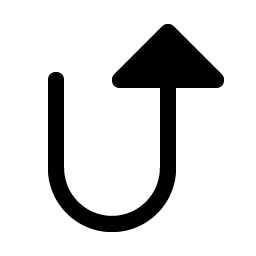 Arrow U Right Up Fill Smiley – Icons