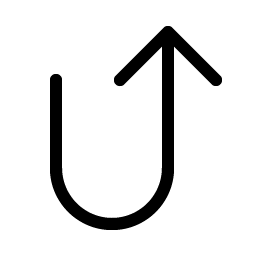 Arrow U Right Up Light Smiley – Icons