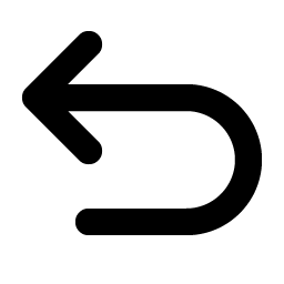 Arrow U Up Left Bold Smiley – Icons