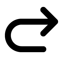 Arrow U Up Right Bold Smiley – Icons