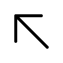 Arrow Up Left Light Smiley – Icons