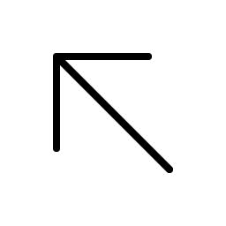 Arrow Up Left Thin Smiley – Icons