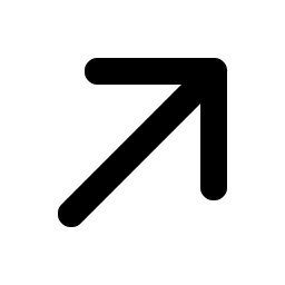 Arrow Up Right Bold Smiley – Icons