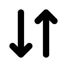 Arrows Down Up Bold Smiley – Icons
