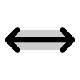 Arrows Horizontal Duotone Smiley – Icons