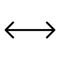 Arrows Horizontal Thin Smiley – Icons