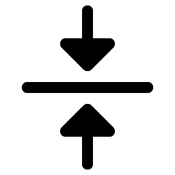 Arrows In Line Vertical Fill Smiley – Icons