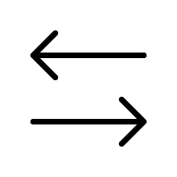 Arrows Left Right Thin Smiley – Icons