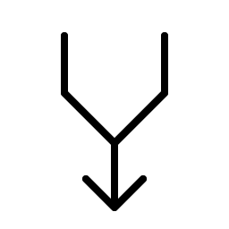 Arrows Merge Thin Smiley – Icons