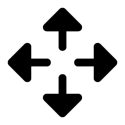 Arrows Out Cardinal Fill Smiley – Icons