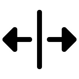 Arrows Out Line Horizontal Fill Smiley – Icons