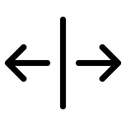 Arrows Out Line Horizontal Light Smiley – Icons