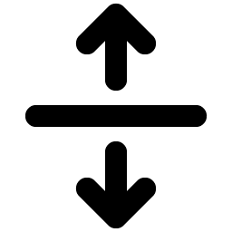 Arrows Out Line Vertical Bold Smiley – Icons