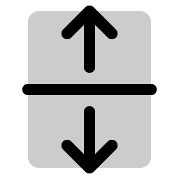 Arrows Out Line Vertical Duotone Smiley – Icons
