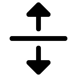 Arrows Out Line Vertical Fill Smiley – Icons