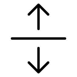 Arrows Out Line Vertical Thin Smiley – Icons