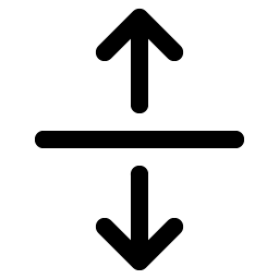 Arrows Out Line Vertical Smiley – Icons