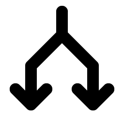 Arrows Split Bold Smiley – Icons