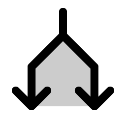 Arrows Split Duotone Smiley – Icons