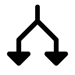 Arrows Split Fill Smiley – Icons
