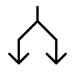 Arrows Split Thin Smiley – Icons