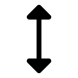 Arrows Vertical Fill Smiley – Icons