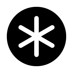 Asterisk Fill Smiley – Icons