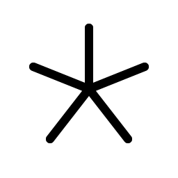 Asterisk Simple Light Smiley – Icons
