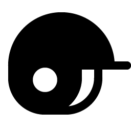 Baseball Helmet Fill Smiley – Icons
