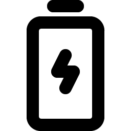Battery Charging Vertical Bold Smiley – Icons