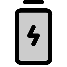 Battery Charging Vertical Duotone Smiley – Icons