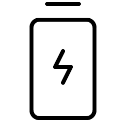 Battery Charging Vertical Thin Smiley – Icons